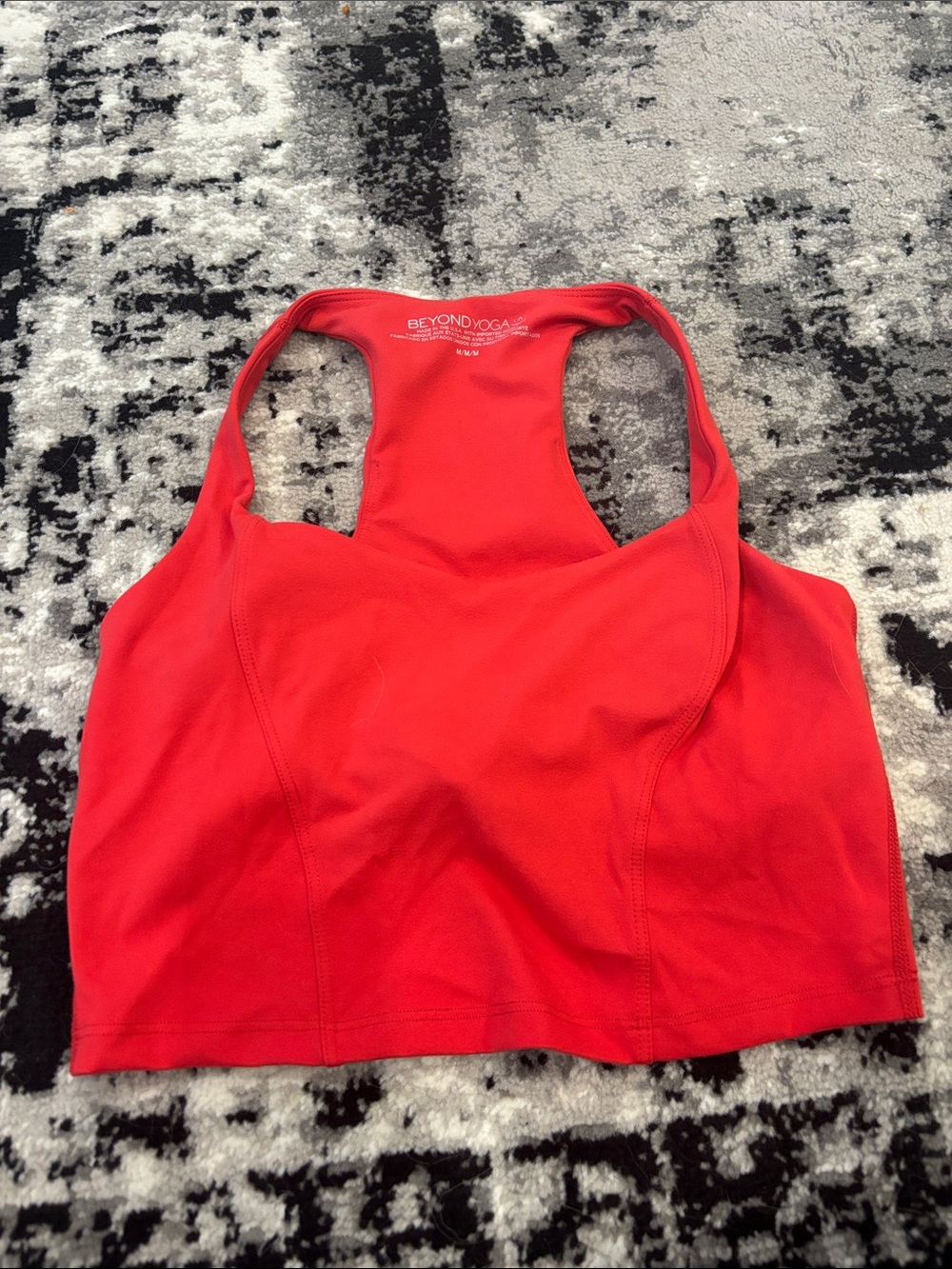 Beyond Yoga Crimson Racerback Sports Bra